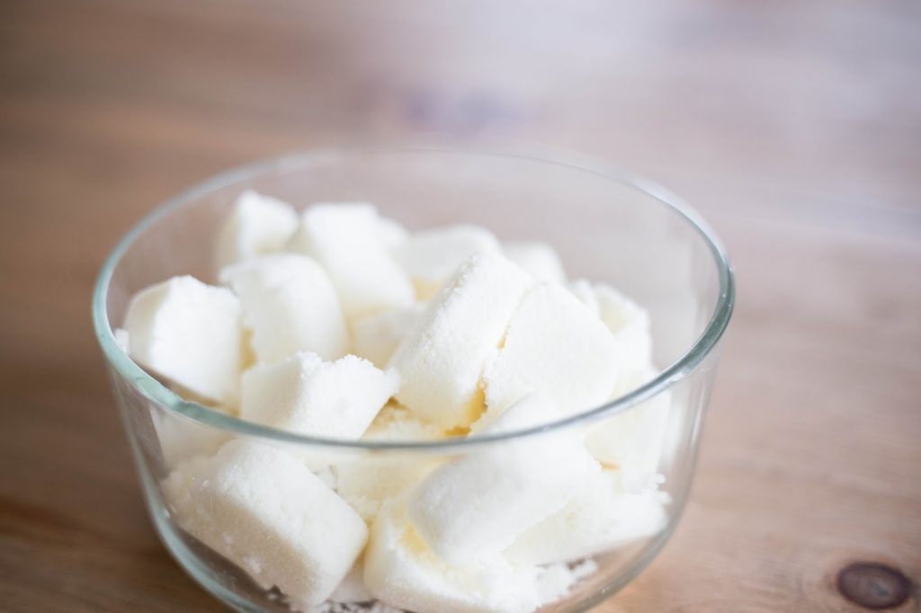 Using $30 you can create a year's supply of laundry detergent pods for