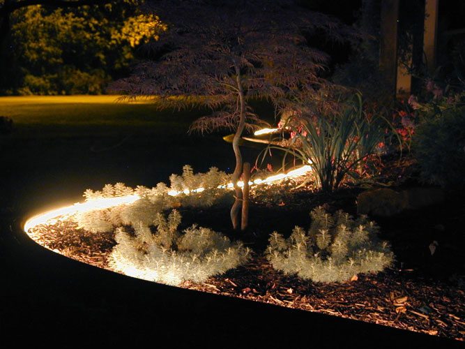 Use Rope Lights To Really Make Your Backyard Sparkle