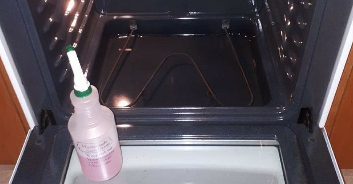 homemade oven cleaner