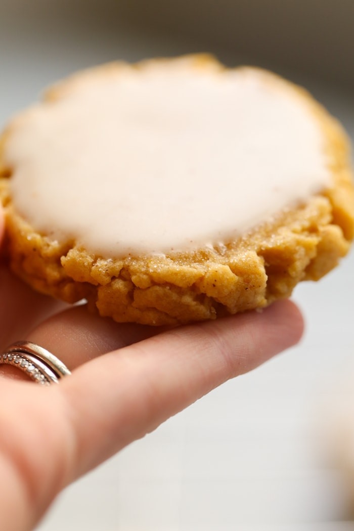 Try out these soft and chewy pumpkin sugar cookies