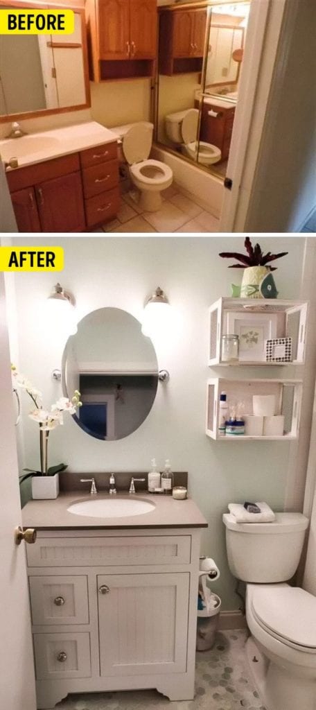 50 Brilliant ways to organize a small bathroom