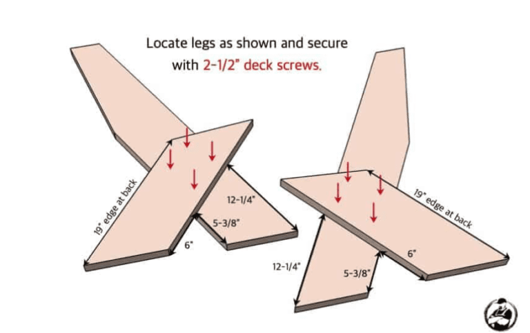 Man demonstrates the easiest way to build a bench and you only need 3 ...