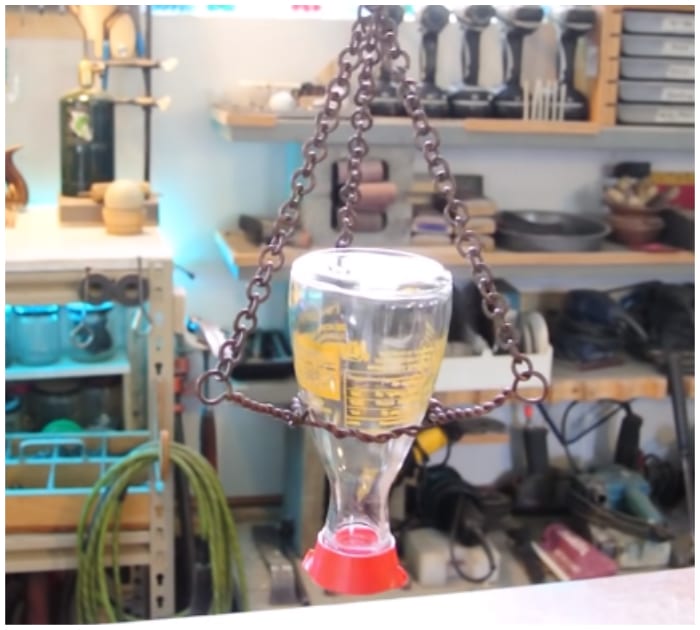 Man shows simplest way to turn empty soy sauce bottles into hummingbird