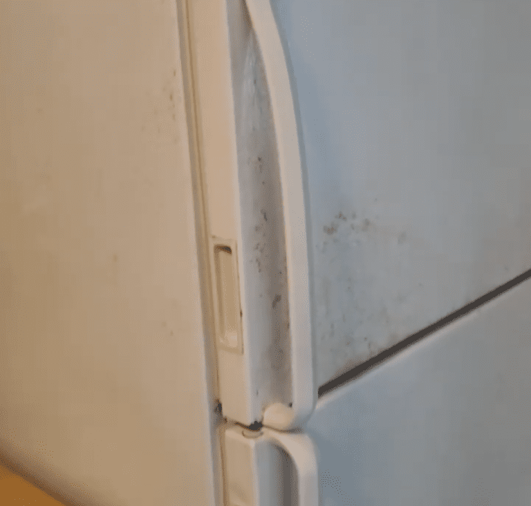 If you notice rust on the outside of your refrigerator here’s how to