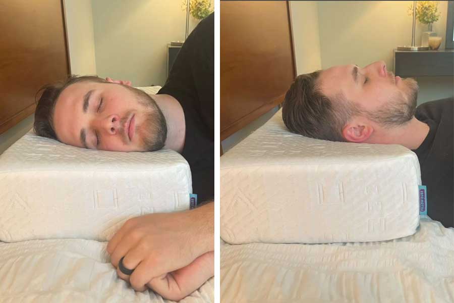 Pillow Cube Review: An Oddly Shaped Pillow for Side-Sleepers 