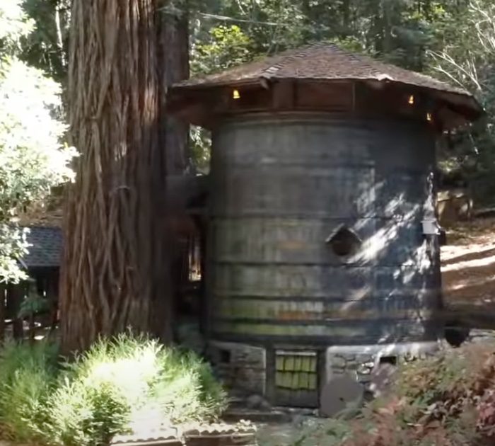 Family converts twostory wine barrel into charming home nestled in