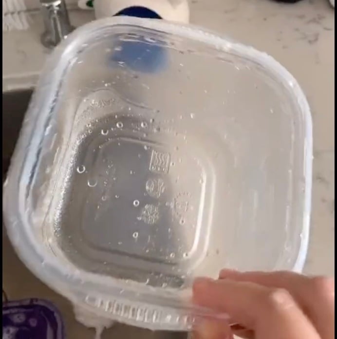 I Tried a TikTok Paper Towel Hack to Clean My Stained Plastic