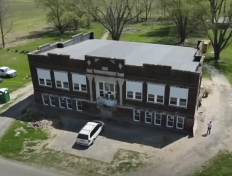 Couple buys abandoned school building and painstakingly renovates it to