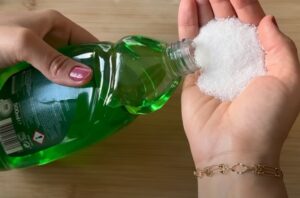 Mom shares amazing dish soap & salt trick she learned directly from